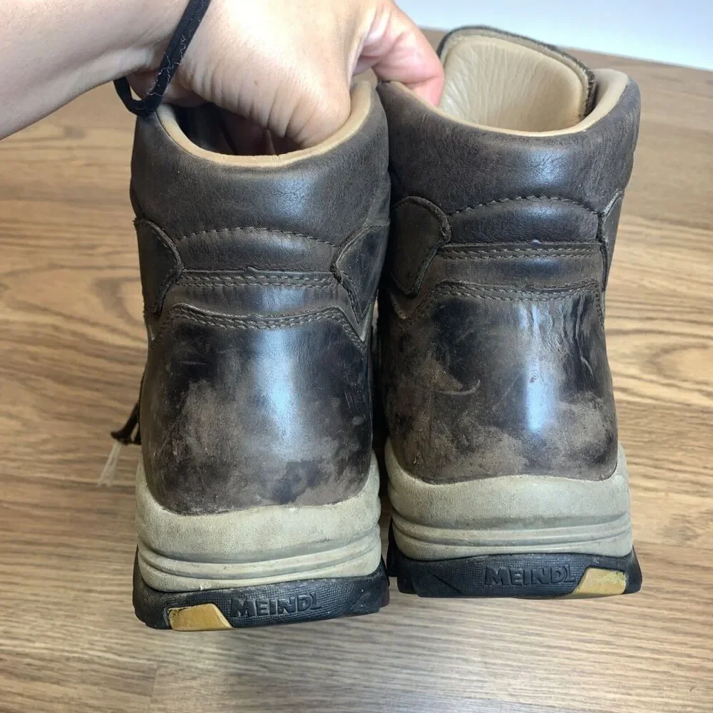 Cabelas Meindl Pflege II Gore Tex Hunting Boots Mens 11.5 EE  Brown Hiking Shoes